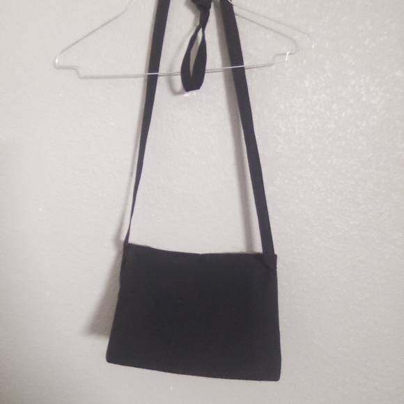 Embroidered Black Shoulder Bag ( Box ED ) - Picture 3 of 5